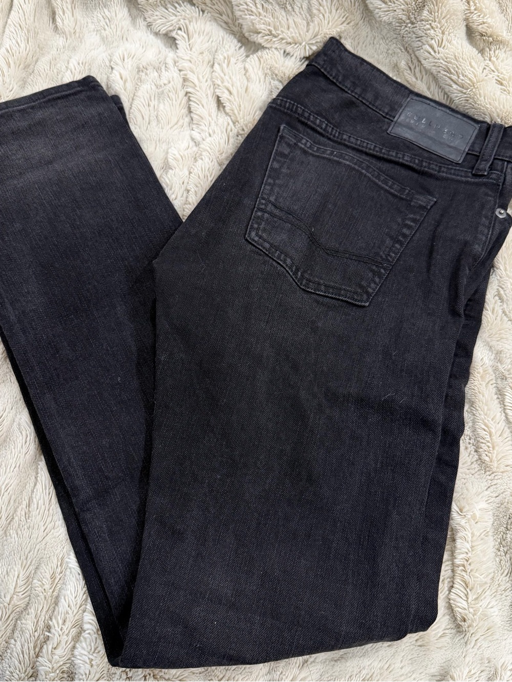 Bullhead Men's Skinny Jeans in Black Wash 32x32